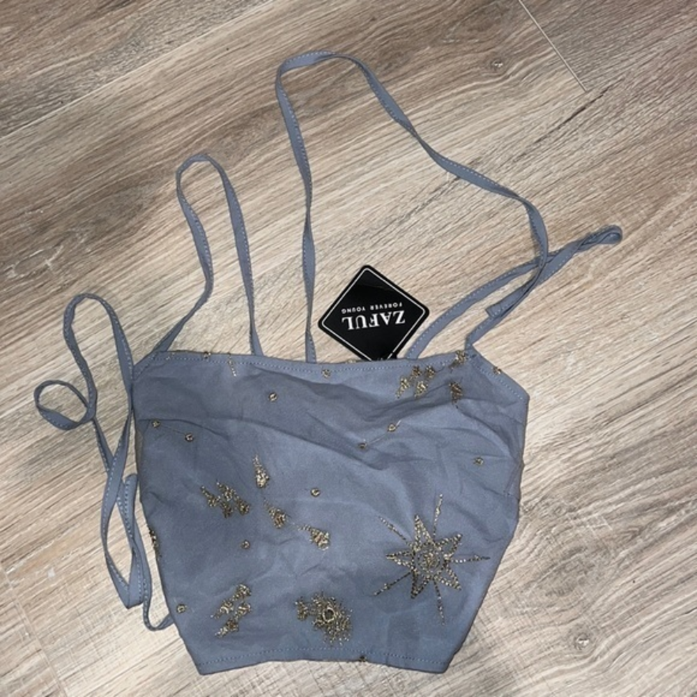 zaful NEW strappy crop top
